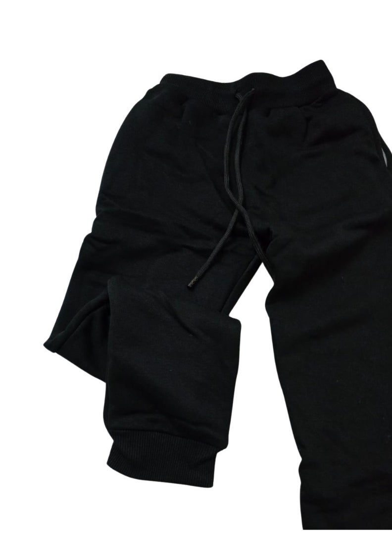 Black Jogger Sweatpants for Boys,