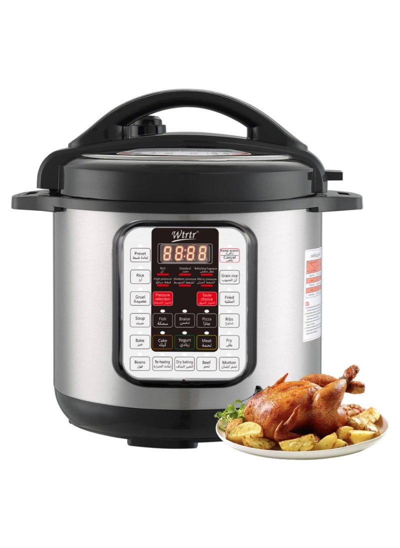 Wtrtr 6 L Electric Pressure Cooker. Instant Cooking,1 year warranty (6L)