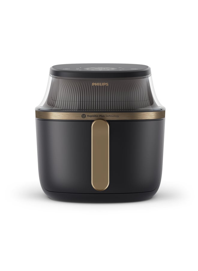 Airfryer XL - See-through Cooking Window, 16 Cooking Functions, Touchscreen, RapidAir Plus Technology, 6.2 L 1700 W NA332/00 Black