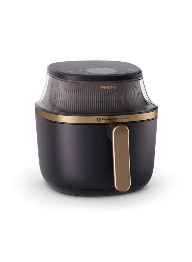 Airfryer XL - See-through Cooking Window, 16 Cooking Functions, Touchscreen, RapidAir Plus Technology, 6.2 L 1700 W NA332/00 Black