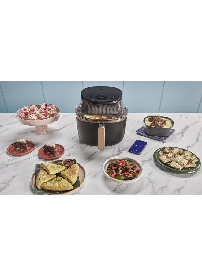 Airfryer XL - See-through Cooking Window, 16 Cooking Functions, Touchscreen, RapidAir Plus Technology, 6.2 L 1700 W NA332/00 Black