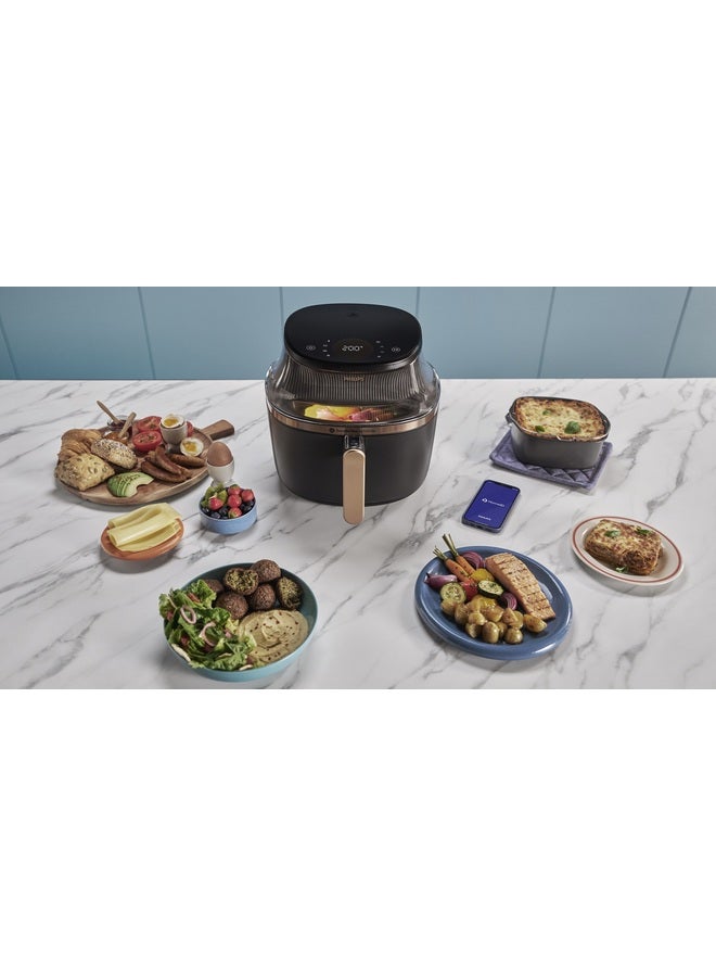 Airfryer XL - See-through Cooking Window, 16 Cooking Functions, Touchscreen, RapidAir Plus Technology, 6.2 L 1700 W NA332/00 Black