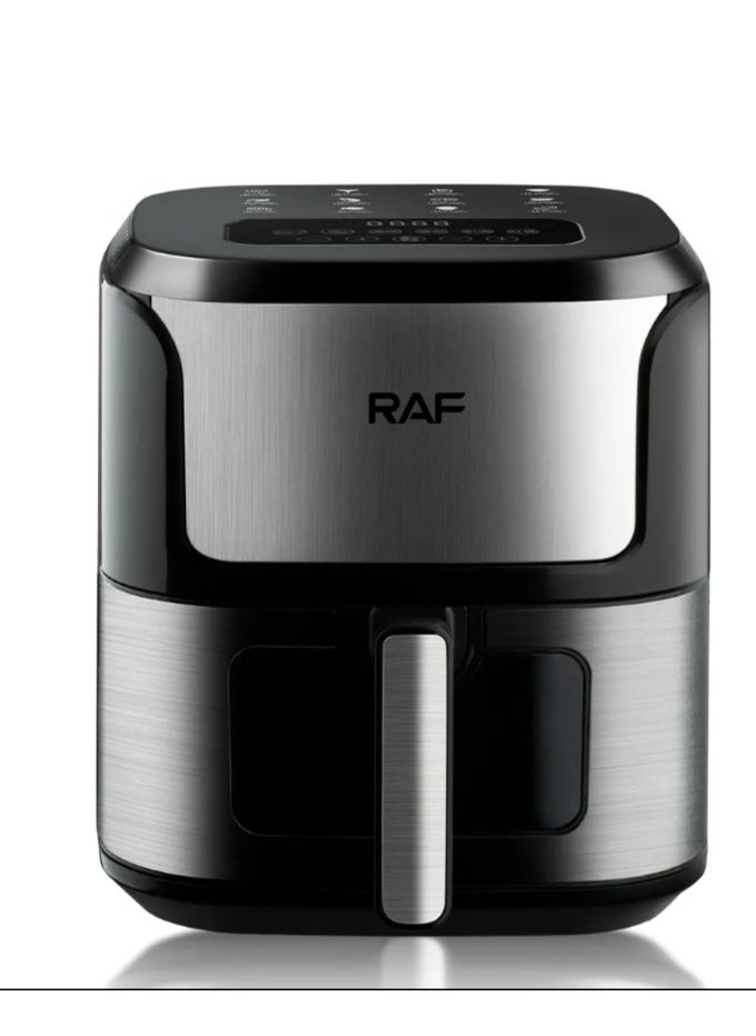 AirFryer 6.8 L Size,1600W, Multi-Purpose Machine One-touch Panel,Easy to clean,360° Turbo Airflow Tech, Nonstick Air Fryers Basket,dishwasher-safe, Oil Reduced by 80%