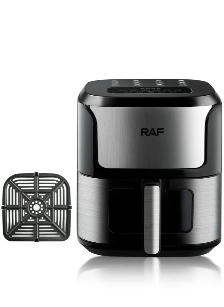 AirFryer 6.8 L Size,1600W, Multi-Purpose Machine One-touch Panel,Easy to clean,360° Turbo Airflow Tech, Nonstick Air Fryers Basket,dishwasher-safe, Oil Reduced by 80%