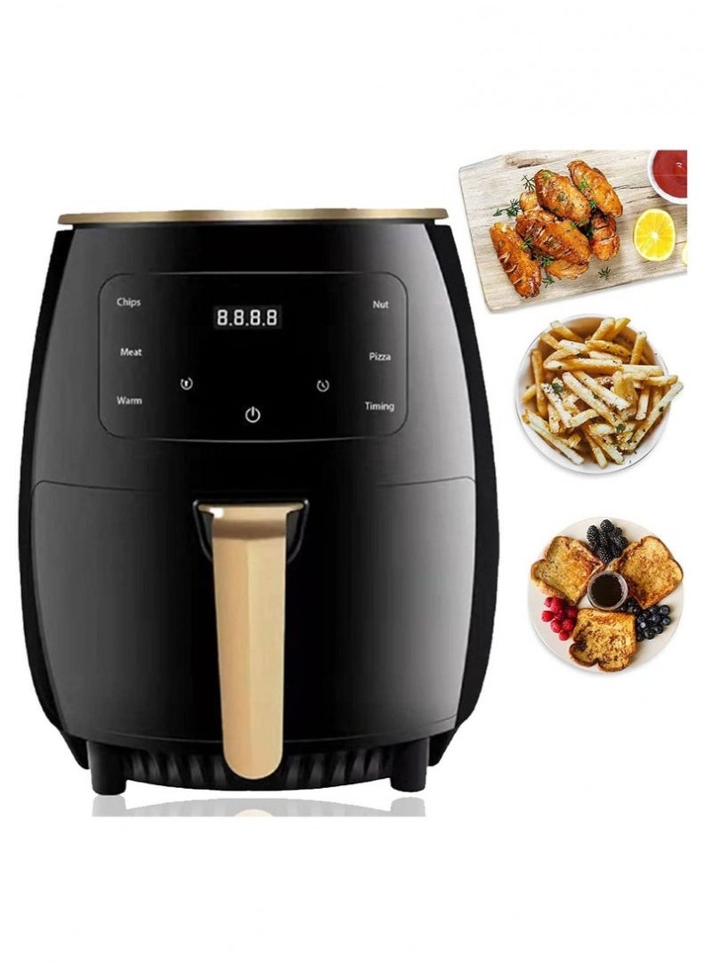 SILVER CREST Smart Large Capacity 6L Oil-Free Electric Air Fryers With Timer