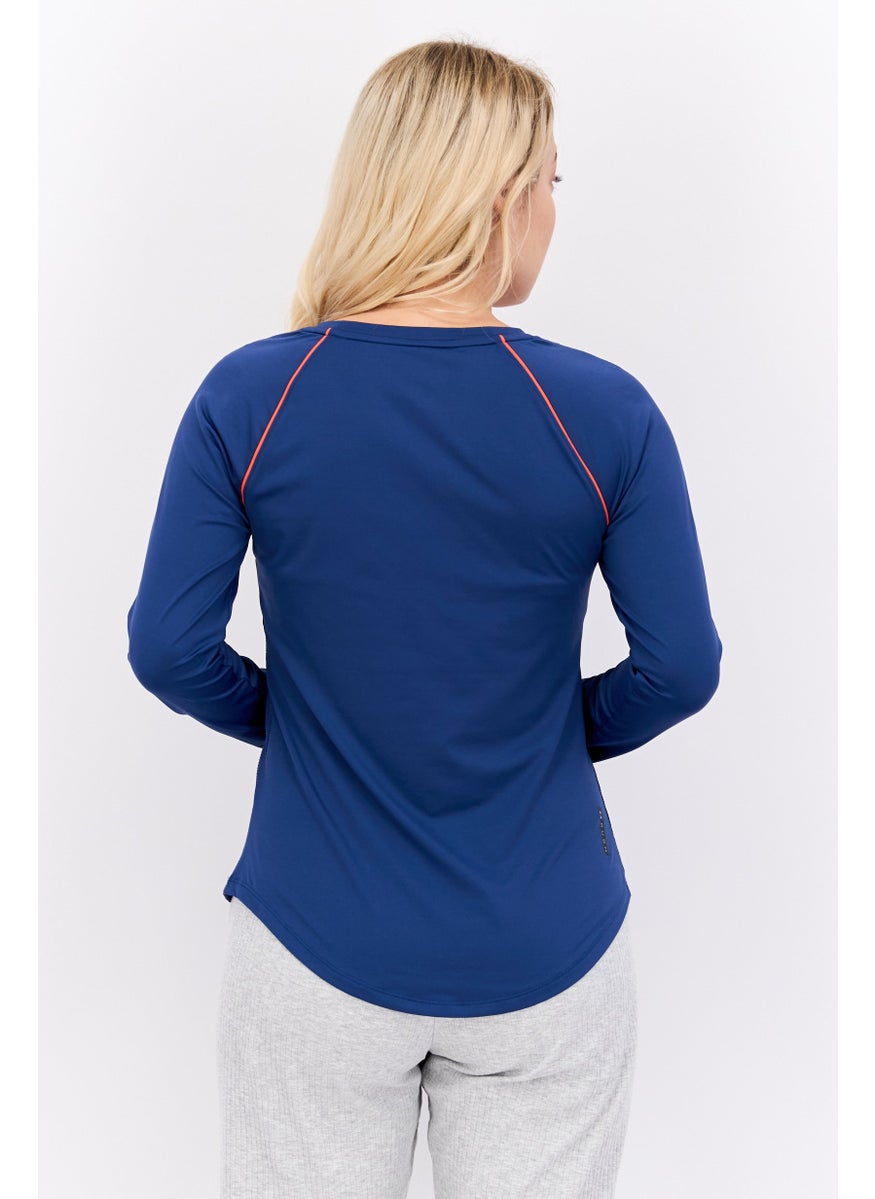 Women Sportswear Fit Training Top, Blue