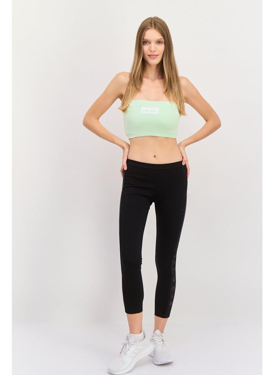 Women Sportswear Fit Strapless Outdoor Top, Light Green