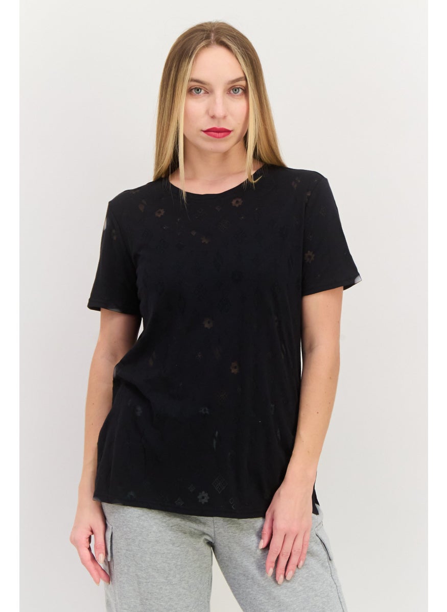 Women Sportswear Fit Outdoor Top, Black