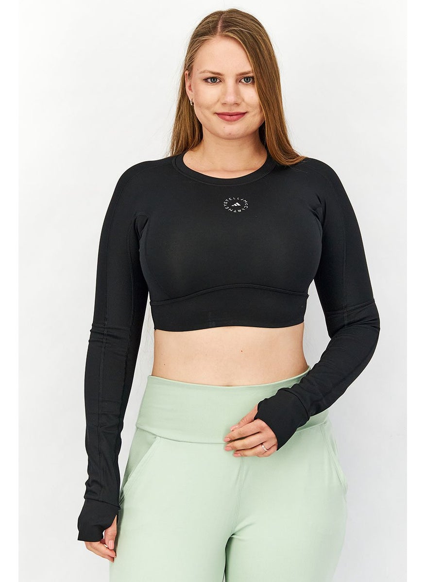 Adidas by Stella McCartney Women Sportwear Fit Long Sleeve Top, Black