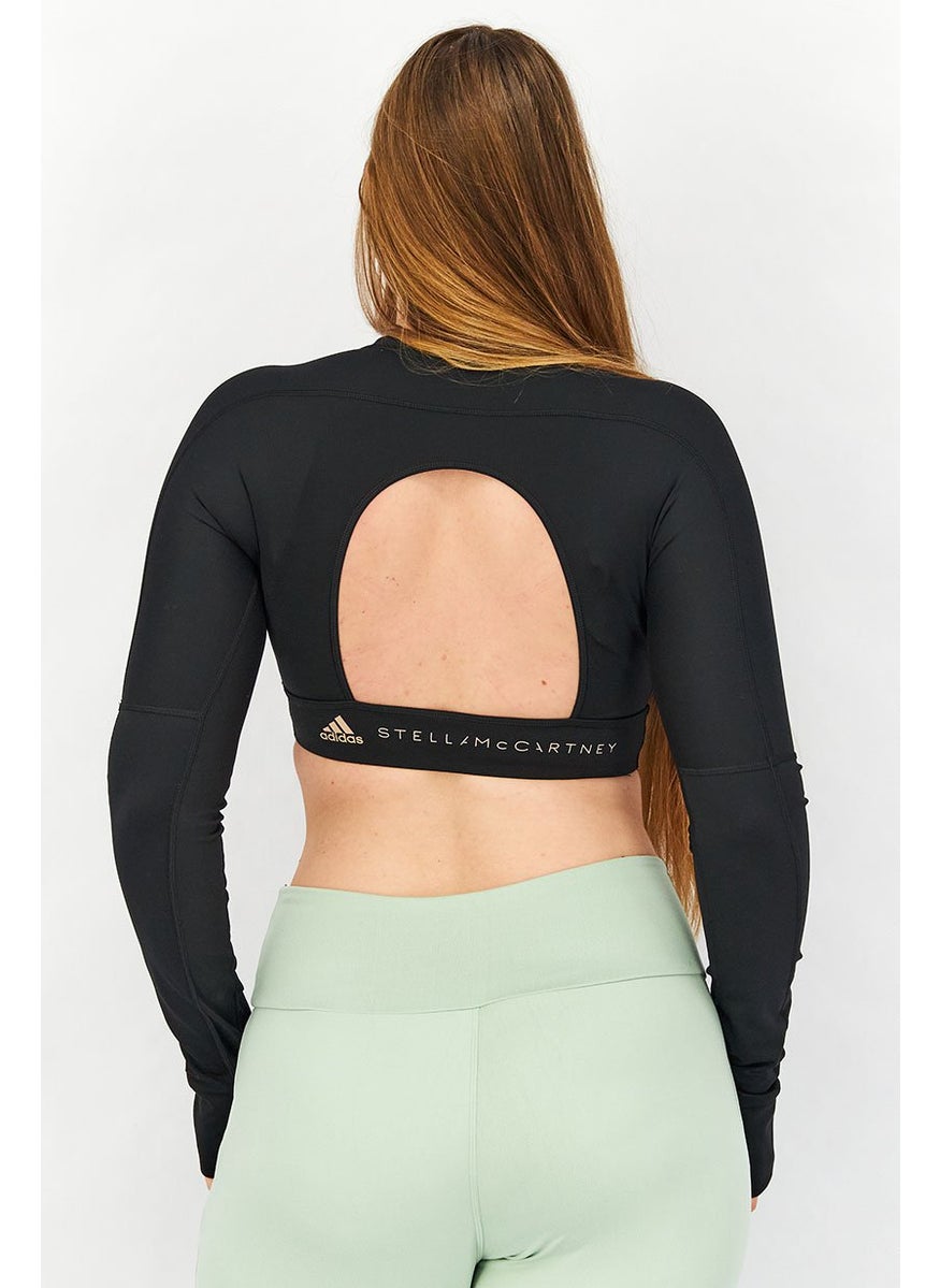 Adidas by Stella McCartney Women Sportwear Fit Long Sleeve Top, Black