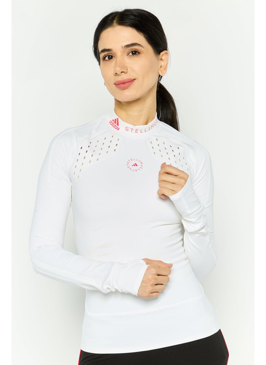Women Sportswear Fit Long Sleeves Training Top, White