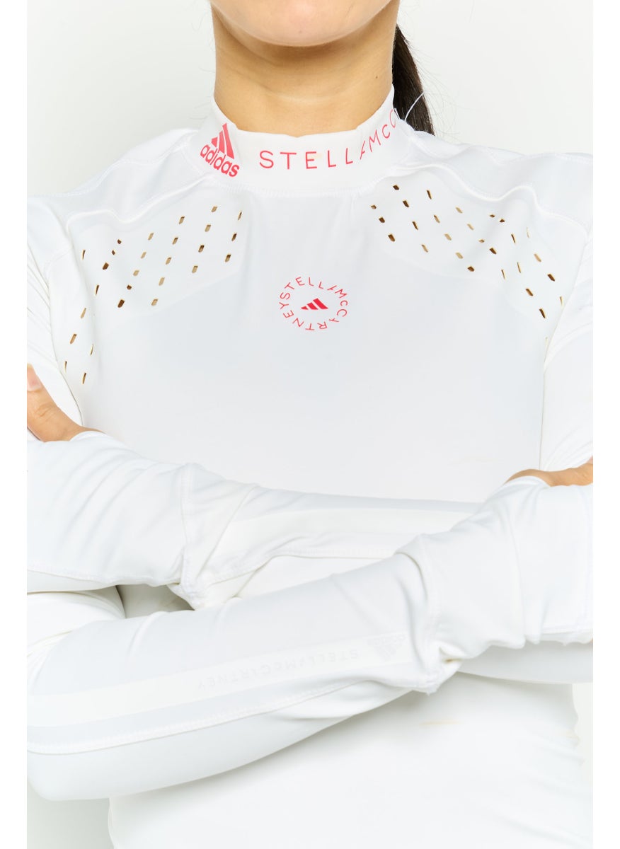 Women Sportswear Fit Long Sleeves Training Top, White