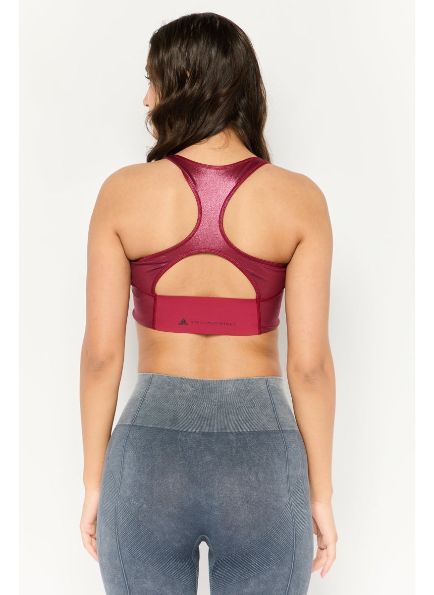 Women Sportswear Fit Sleeveless Training Tops, Maroon