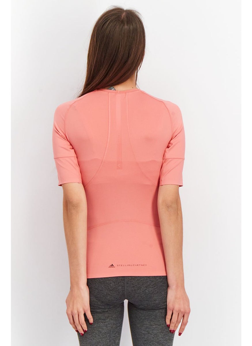 Women Sportwear Fit Short Sleeve Training T-Shirt, Pink