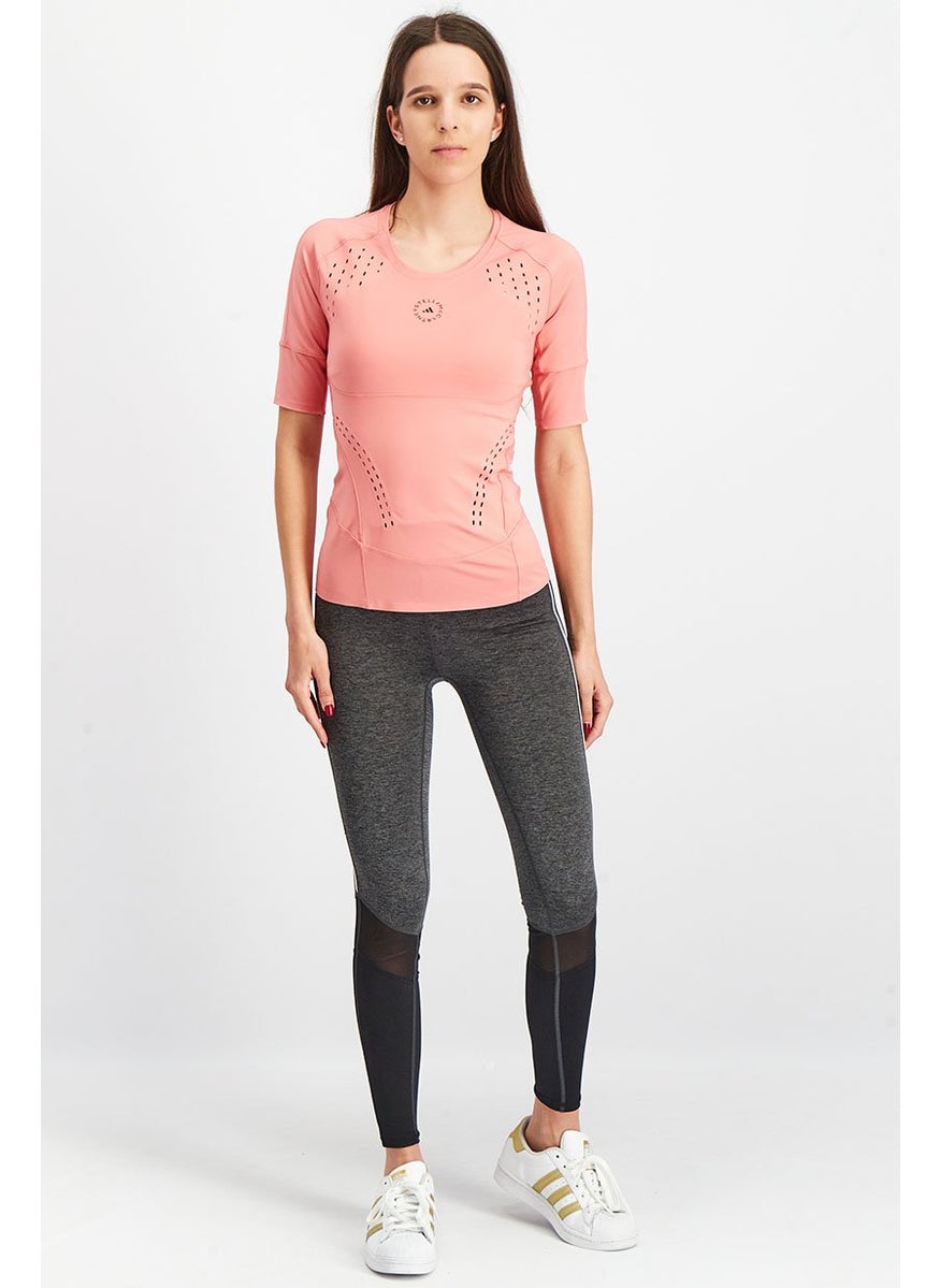 Women Sportwear Fit Short Sleeve Training T-Shirt, Pink