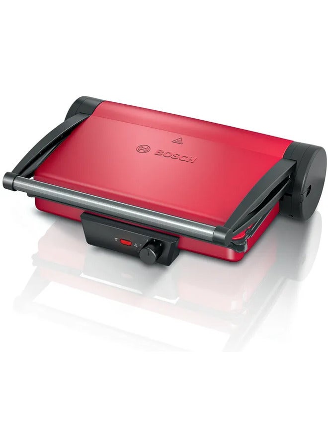 Electric Contact Toaster Grill Steel Body 2000 W TCG4104GB Red