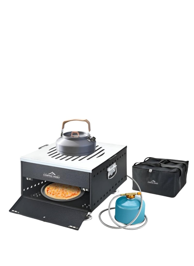 3 in 1 Grill And Gas Oven- 8000W With 100cm Hose CM-38499