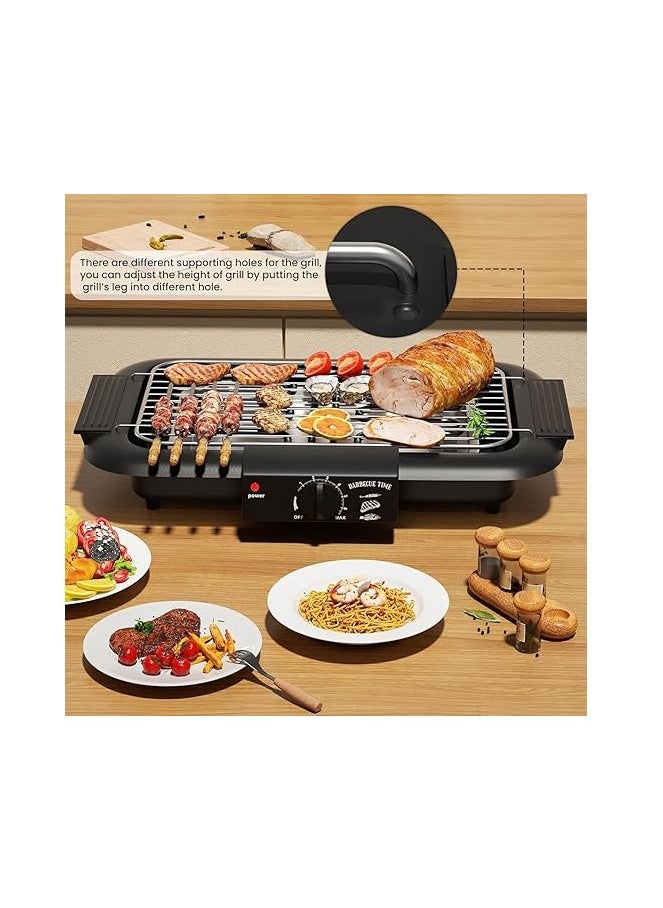 Electric Barbeque Grill Electronic PAN with Power Indicator Light - BBQ Grill Tandoori Maker