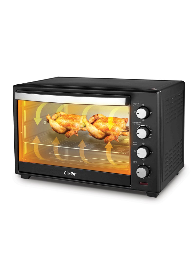 Uses Convection Heating for Faster Cooking Variable Temperature Control (150-2500C) 30 L 1600 W CK4312-M Black