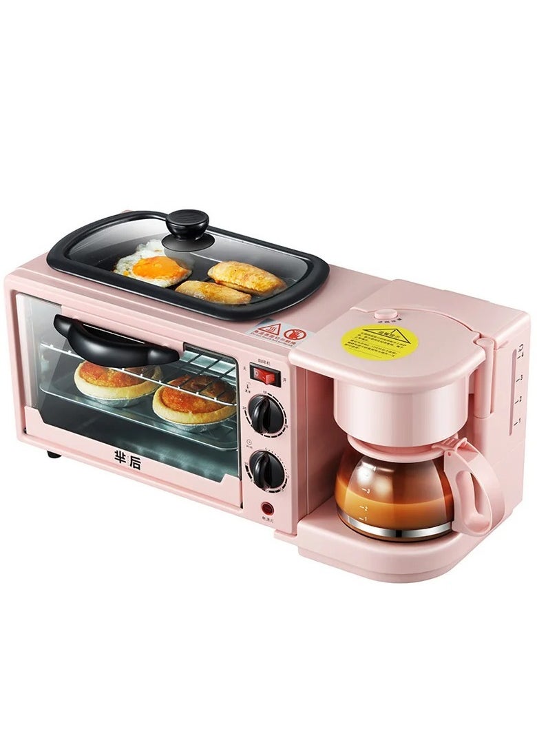 Multifunctional Three In One Breakfast Machine Household Toaster Hot Milk Coffee Maker 9L Oven