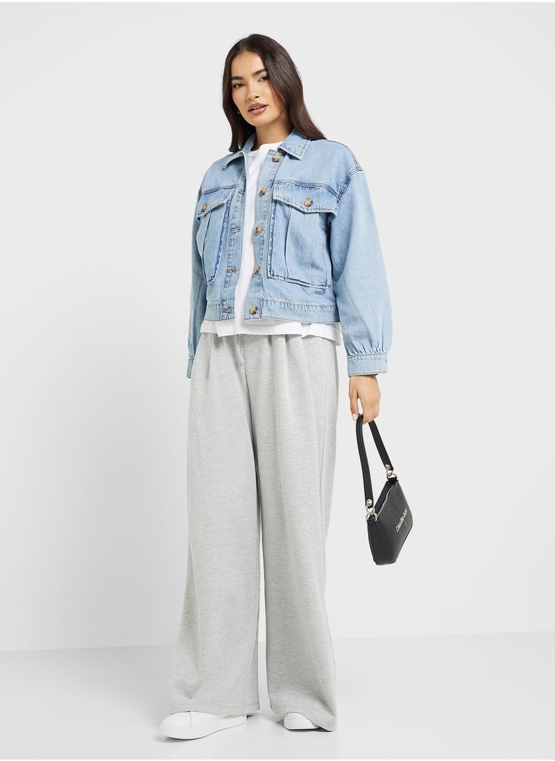 Pocket Detail Denim Jacket