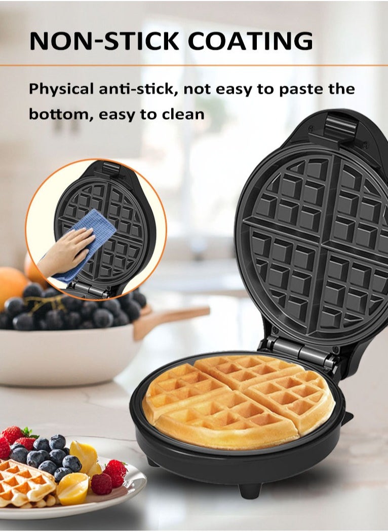 Electric Waffle Maker,750W Waffle Machine,Non Stick Plates & Adjustable Temperature Control,SK-08039