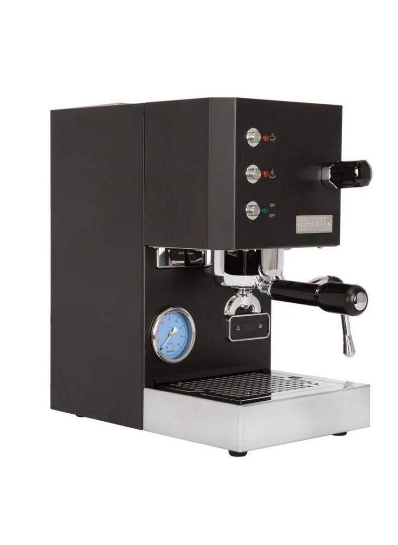 Profitec Go Espresso Machine - Compact Dual Boiler Coffee Maker with PID Temperature Control, Commercial-Grade Portafilter, and Built-In Steam Wand for Perfect Espresso and Cappuccino Brewing - Black Color