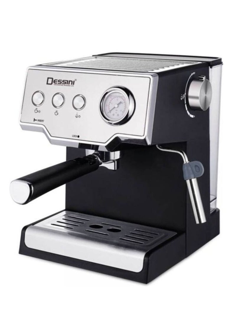 DESSINI Espresso Maker 1000 W espressomaker600 Black/Silver