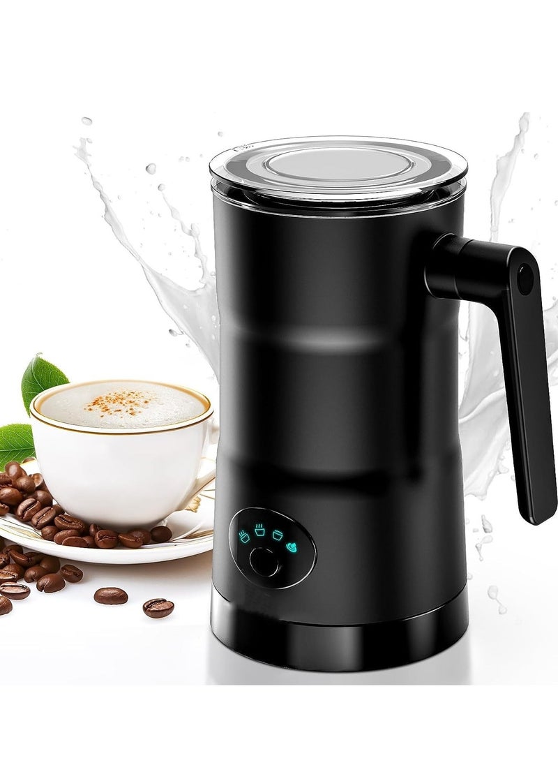 4 in 1 milk frother electric 11 8oz 350ml hot cold foam maker intelligent temperature control milk warmer for coffee latte hot chocolate