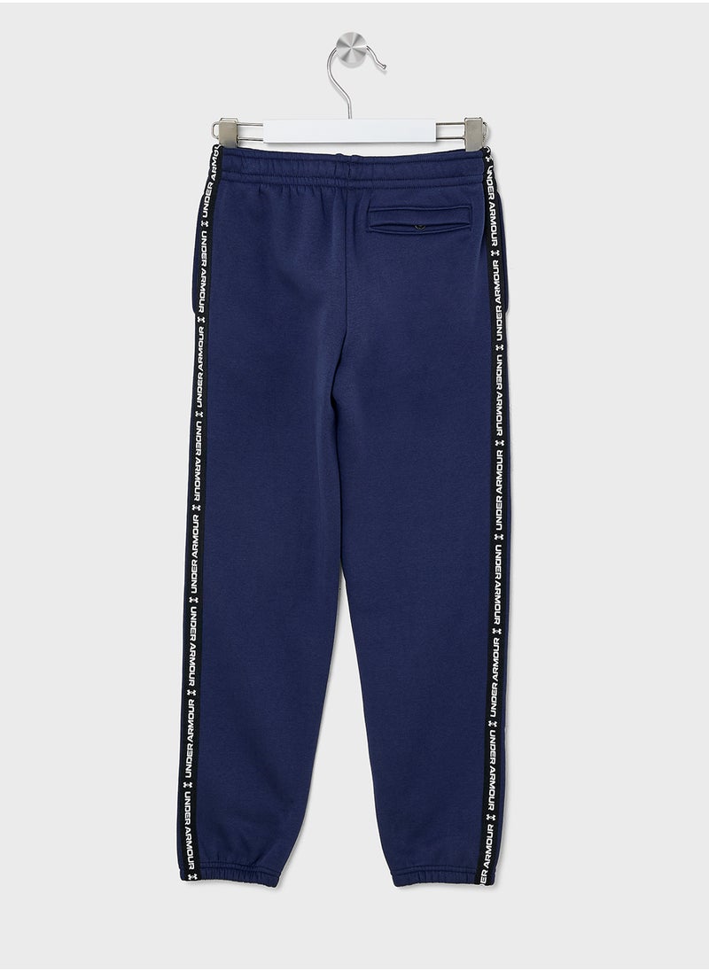 Boys' UA Icon Fleece Taping Joggers