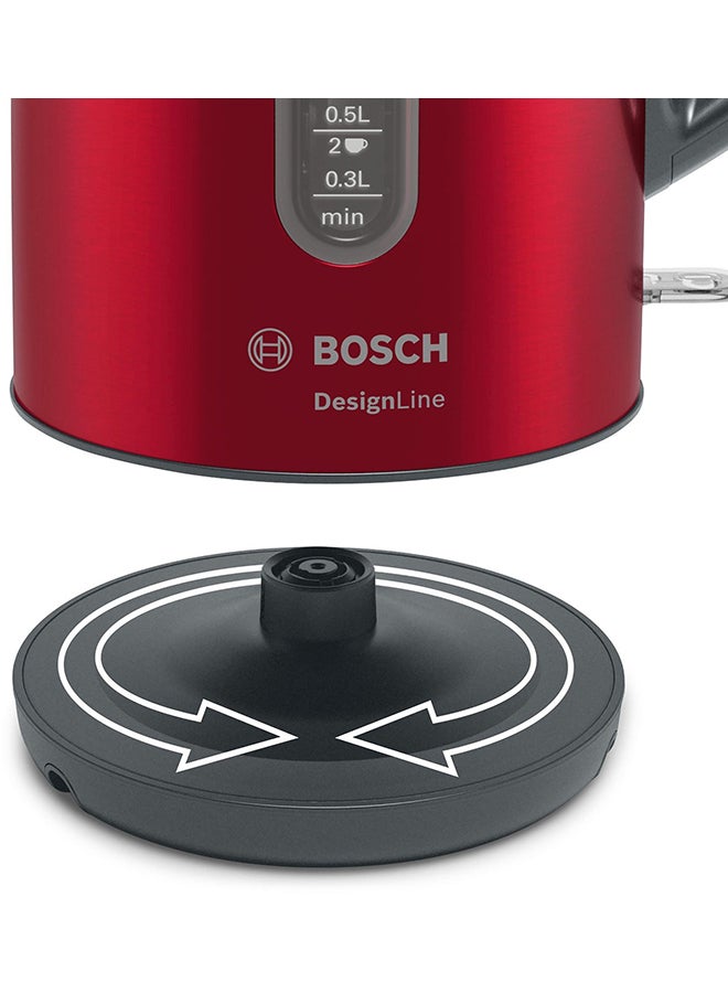 Electric Kettle 1.7 L 3000 W TWK4P434GB Red
