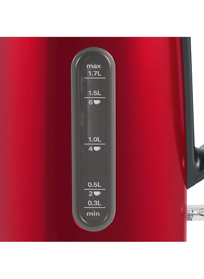 Electric Kettle 1.7 L 3000 W TWK4P434GB Red