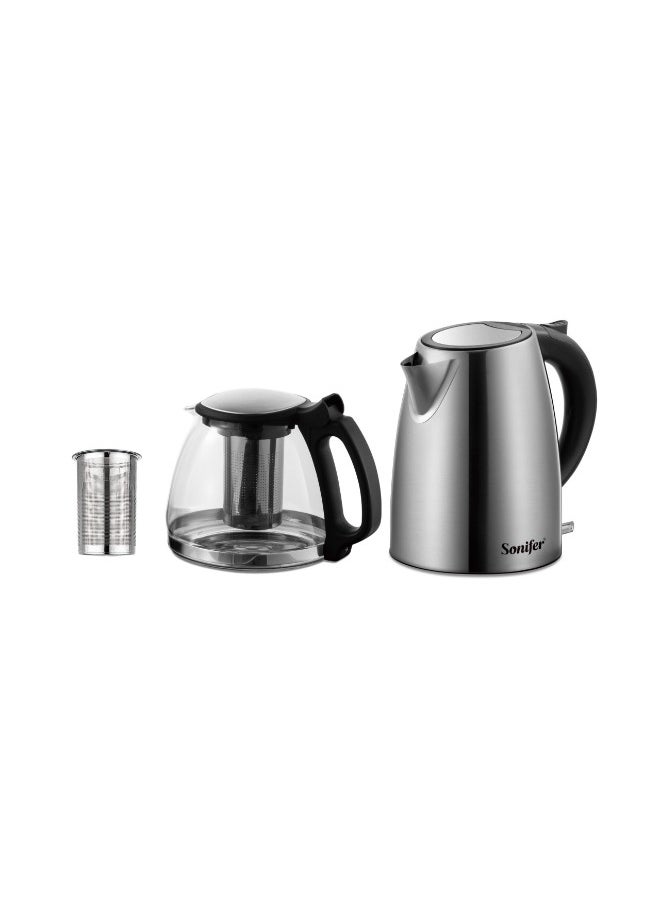 Sonifer SF-2120 Smart Stainless Steel Electric Kettle with Touchscreen Temperature Controls