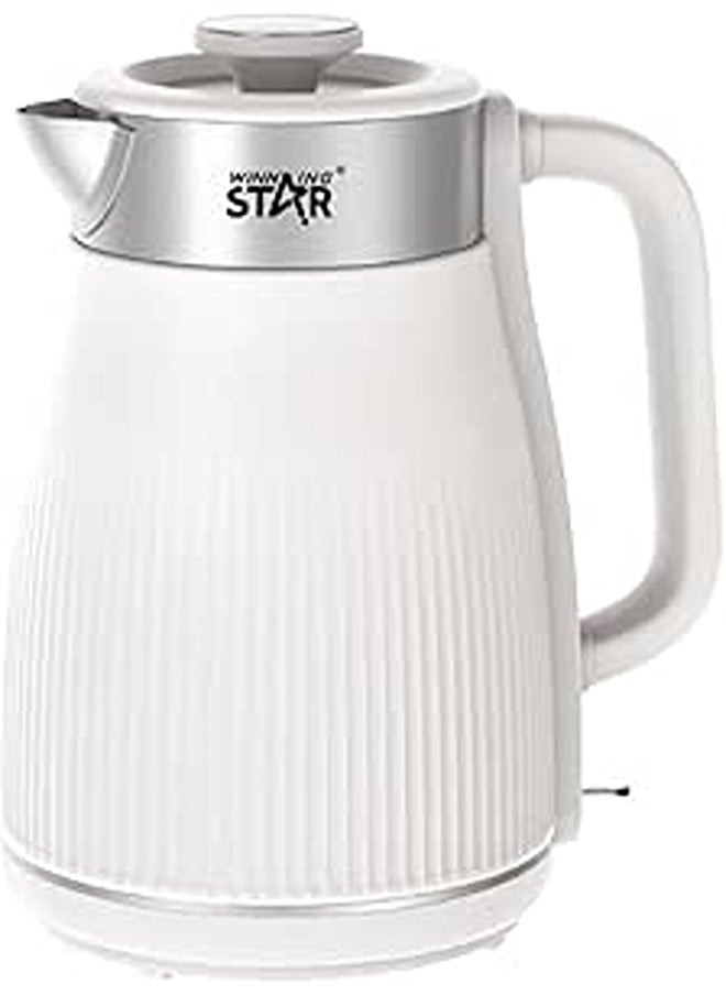 Winning Star 1.8L Electric Kettle for Tea, ST-6022, Stainless Steel 304, Fast Boil, Hotel & Home Water Boiler