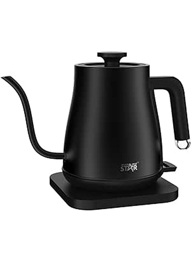 Winning Star 1500W 1.2L Electric Kettle | AC220-240V | Fast Boil with Compact Design with ANTI-DRY Burning, Automatic Power Off, Overheat Protection, Windable Heating Plate, Copper Charging Cable