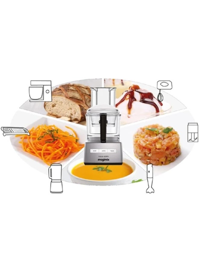 Magimix Food Processor Cs4200XL, Chrome Mat, 950 W