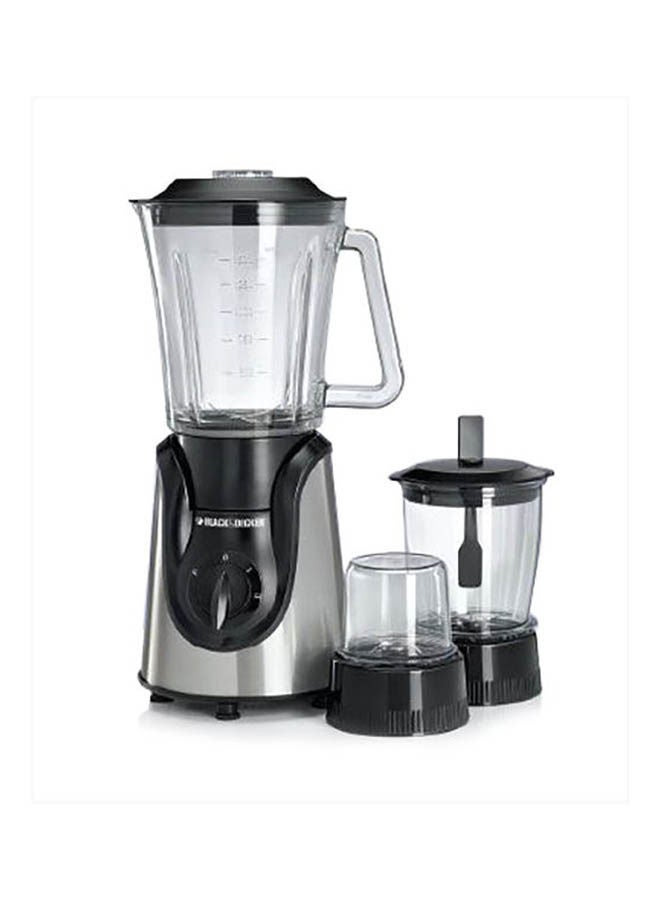 Blender With Grinder Mincer And Chopper 1.5 L 600.0 W BX600G Black