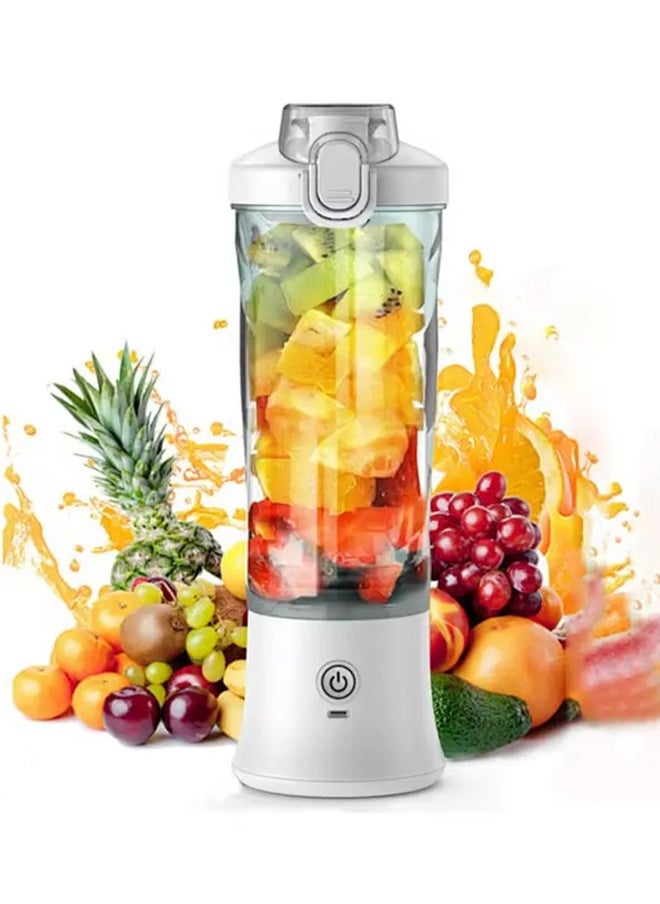 Portable Blender 600ML Electric Juicer Fruit Mixers 4000mAh USB Rechargeable Smoothie Mini Blender Personal Juicer