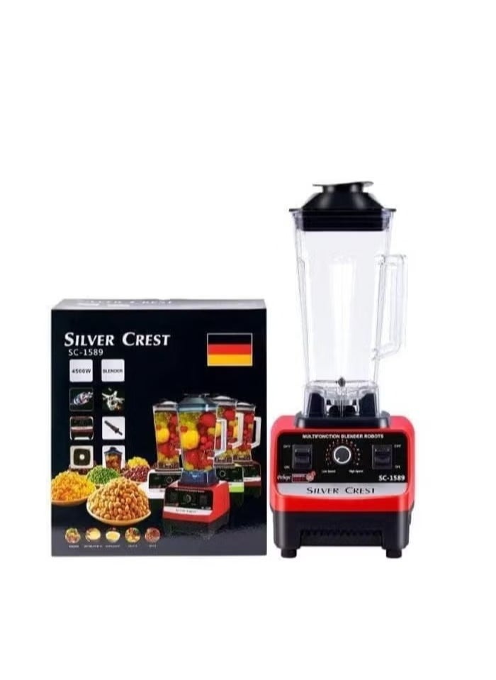 SILVER CREST Juicer Blender 2 in 1 High Speed Stainless Steel Blades Perfect for Smoothies Frozen Desserts Hot Soups and Nut Grinding