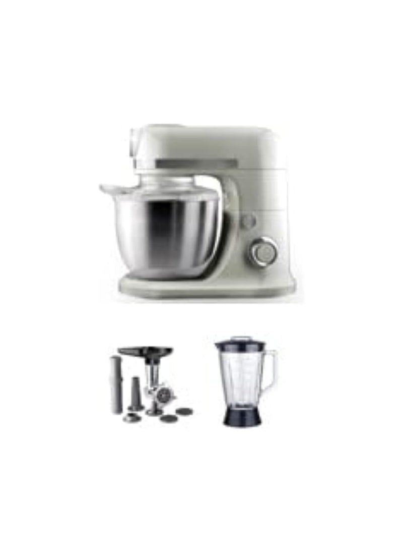 Akai Stand Mixer | Blender Jar | Meat Grinder | Heavy Duty | Stainless Steel | White Color