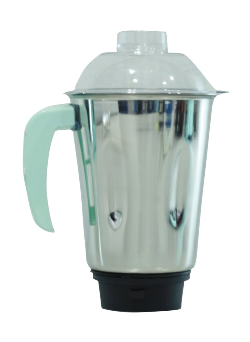 2-in-1 Mixer Grinder with Powerful Copper Motor - 3 Speed Control with Overheat Protection | 2 Stainless Steel Jars for Wet/Dry Grinding Liquidizing with Durable Lids 1.75 L 550 W SB-196 Green