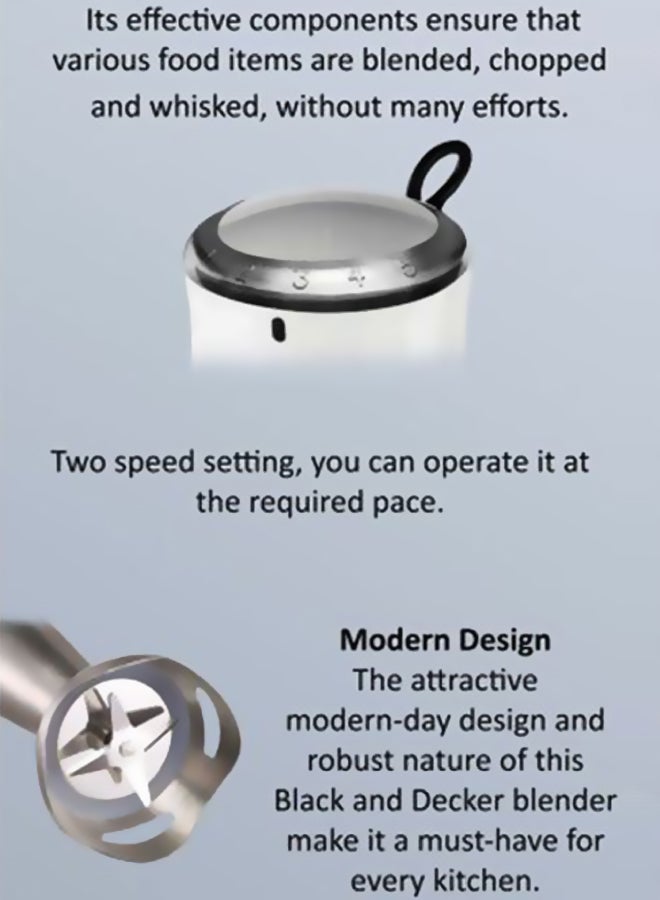 Hand Mixer 800.0 ml 400.0 W SB4000 white