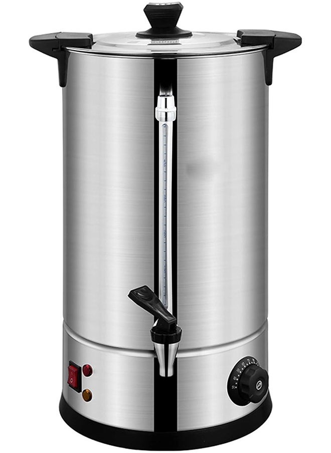 Stainless Steel Electric Hot Water Boiler Catering Urn, Large Capacity Insulated Container, External Water Gauge, Overheating Protection (25Liter)