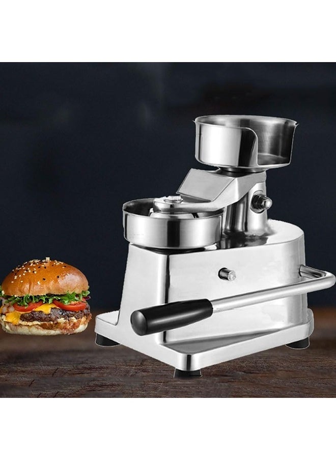 VIOLK Commercial Hamburger Patty Maker, Manual Burger Forming Machine, Stainless Steel Hamburger Press Meat Patty Maker for Patties, BBQ, Burger Press(10mm/13mm/15mm) (Size : 15cm)