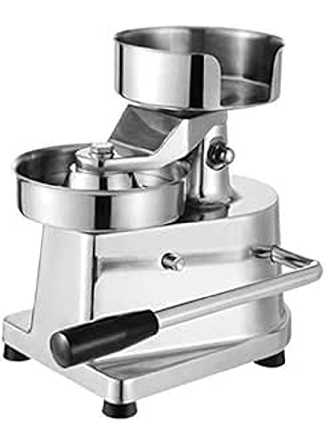 GRACE KITCHEN Commercial Burger Press machine Hamburger Patty Maker 100mm/4inches 130mm/5inches Stainless Steel Burger Press Heavy Duty Beef Meat Forming Processor (10CM (4inches))