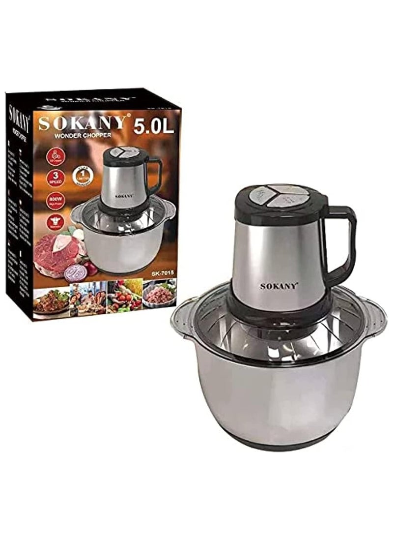 Sokany Meat Grinder SK-7015 Change-speed Gear Box, Smooth Running, Meat Blender -(International warranty)