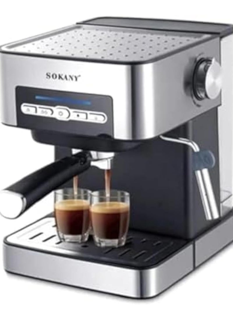 Sokany SK-6862 Espresso Coffee Machine 1.6L