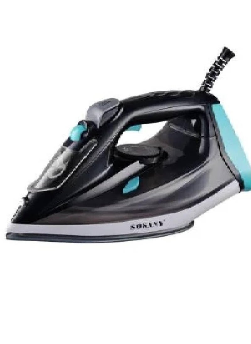 SOKANY Steam Iron SK-YD-2120, 2200W, 480ml Water Tank | Multicolor