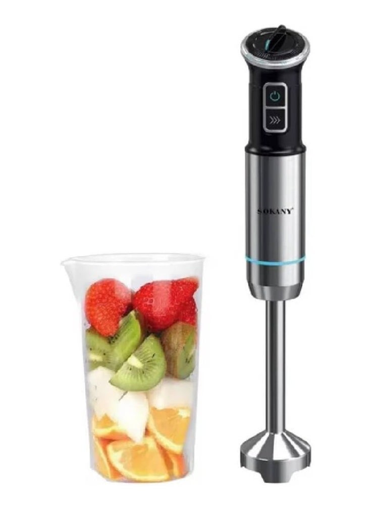 Sokany Hand Blender Stainless 1100 Watt 2 * 1 + Cup SK-02009