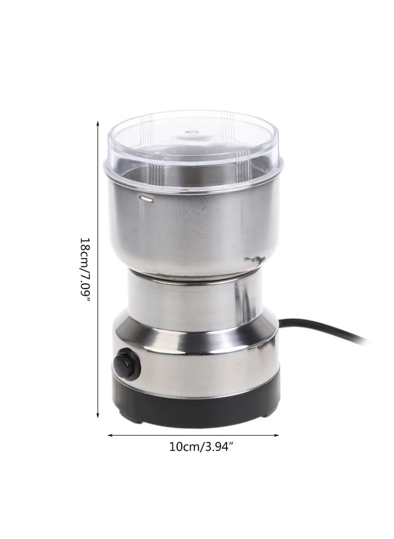 Electric Grinder 4 Blades Transparent Lid Small Electric Coffee Bean Mill For Herbs Grains Coffee Bean Mill